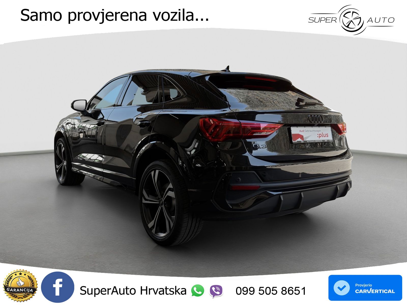 Audi Q3 Sportback 45 TFSIe (245 KS) S tronic S line MATRIX+GR SJED+KAM