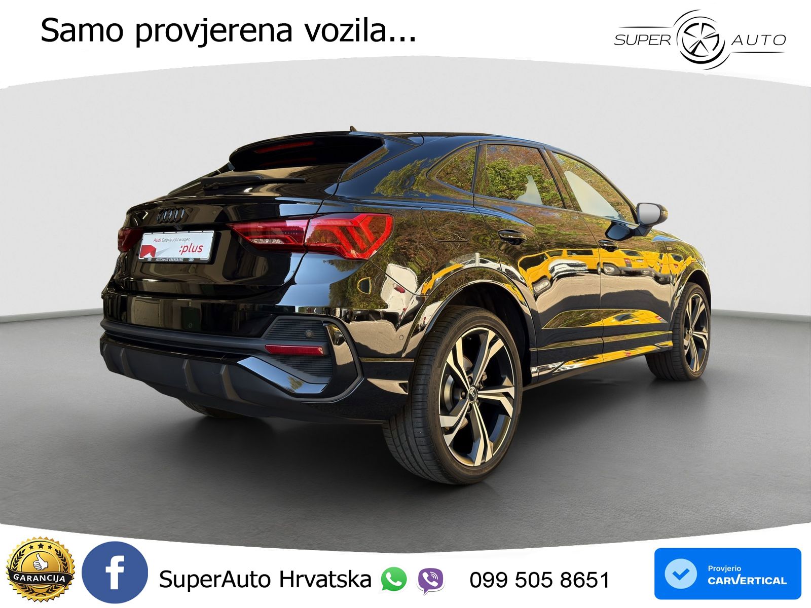 Audi Q3 Sportback 45 TFSIe (245 KS) S tronic S line MATRIX+GR SJED+KAM