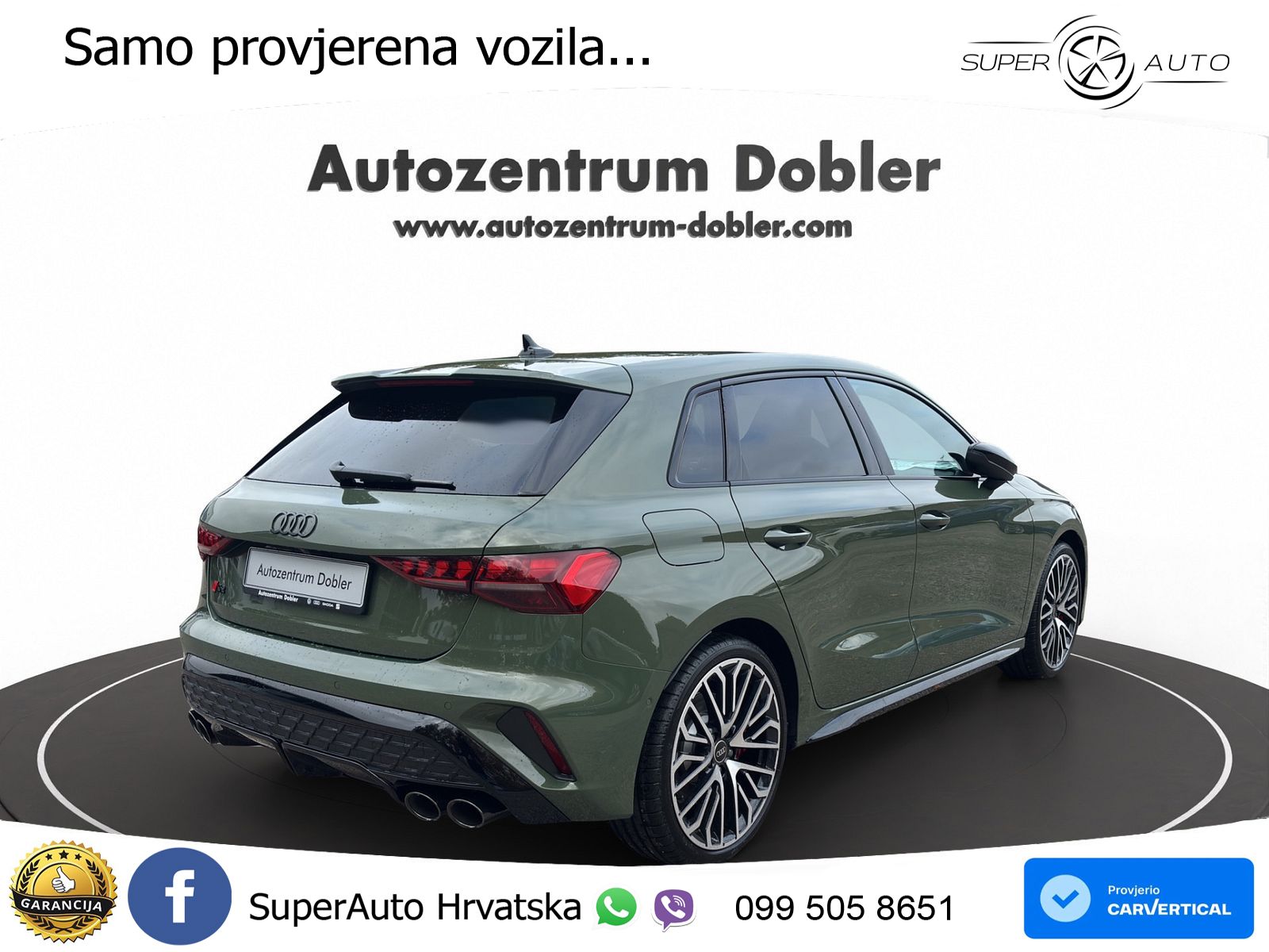Audi S3 2.0 TFSI (333 KS) quattro S tronic LED+GR SJED+ACC