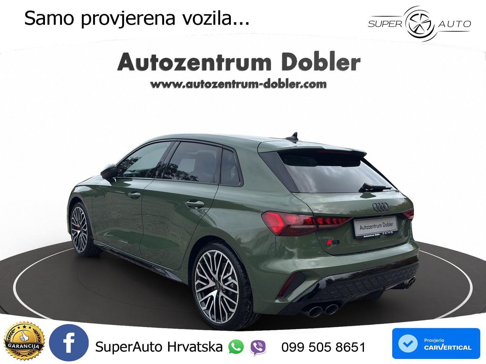 Audi S3 2.0 TFSI (333 KS) quattro S tronic LED+GR SJED+ACC