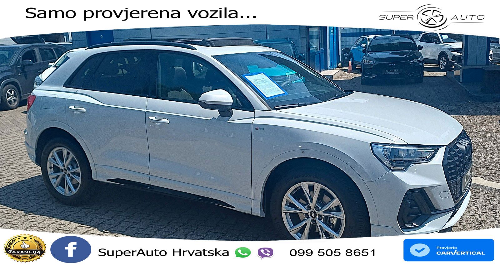 Audi Q3 1.5 TFSI (150 KS) S tronic S line LED+GR SJED+ACC