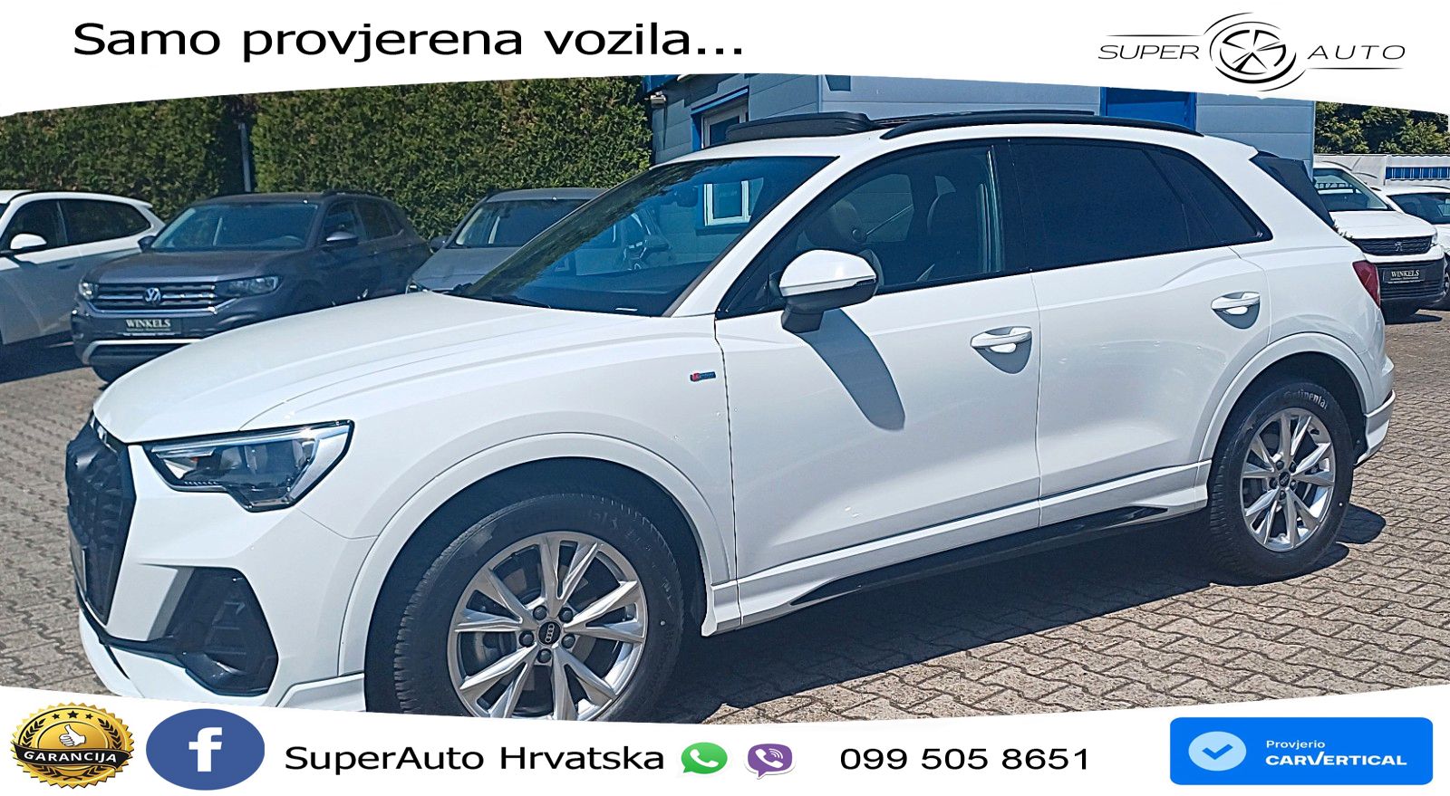 Audi Q3 1.5 TFSI (150 KS) S tronic S line LED+GR SJED+ACC