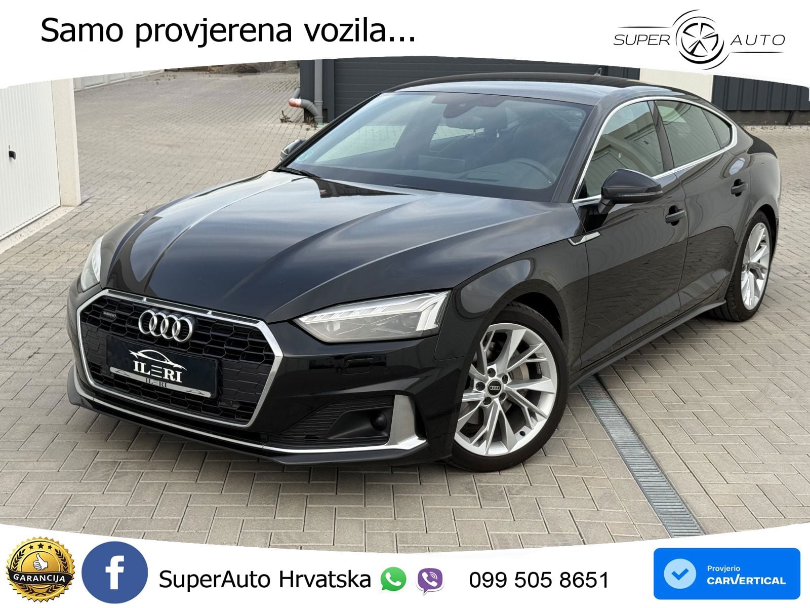 Audi A5 Sportback 40 TDI (204 KS) quattro S tronic S line LED+GR SJED+ACC