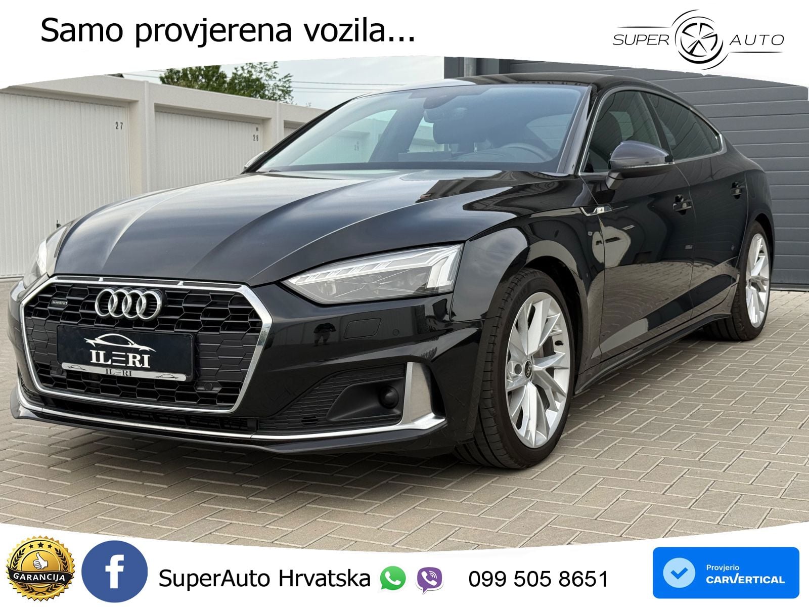 Audi A5 Sportback 40 TDI (204 KS) quattro S tronic S line LED+GR SJED+ACC