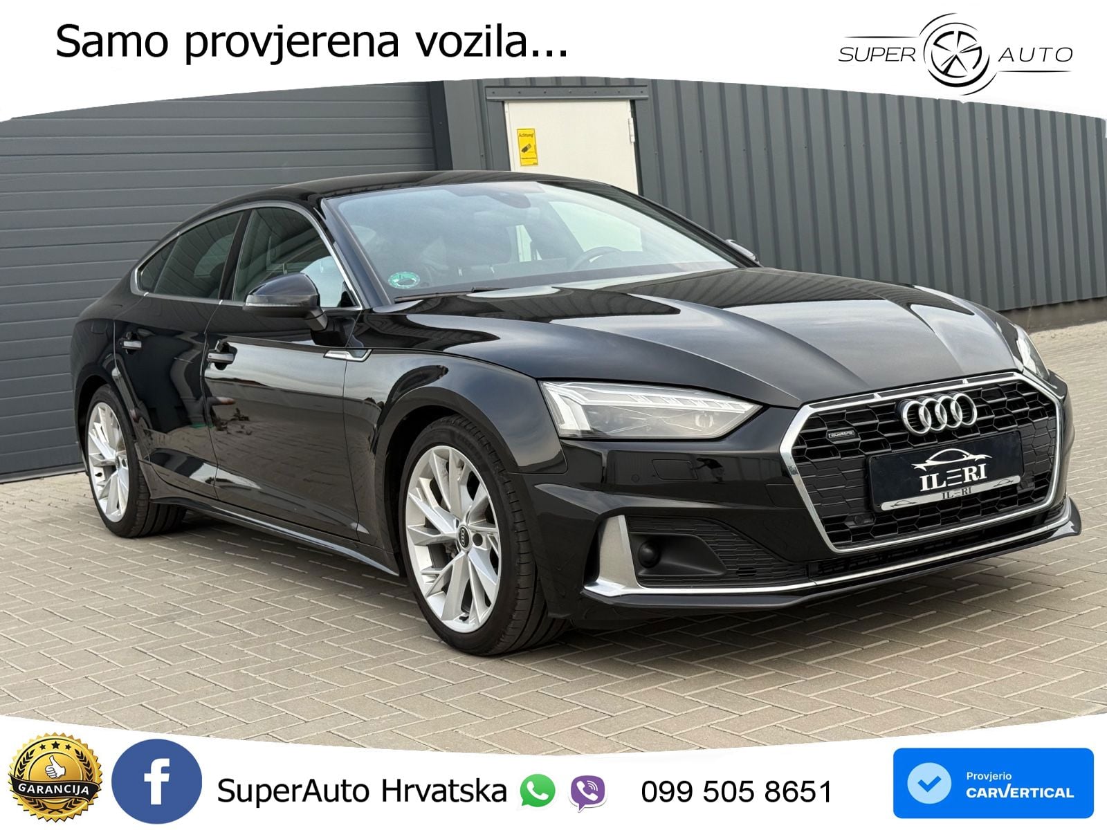 Audi A5 Sportback 40 TDI (204 KS) quattro S tronic S line LED+GR SJED+ACC