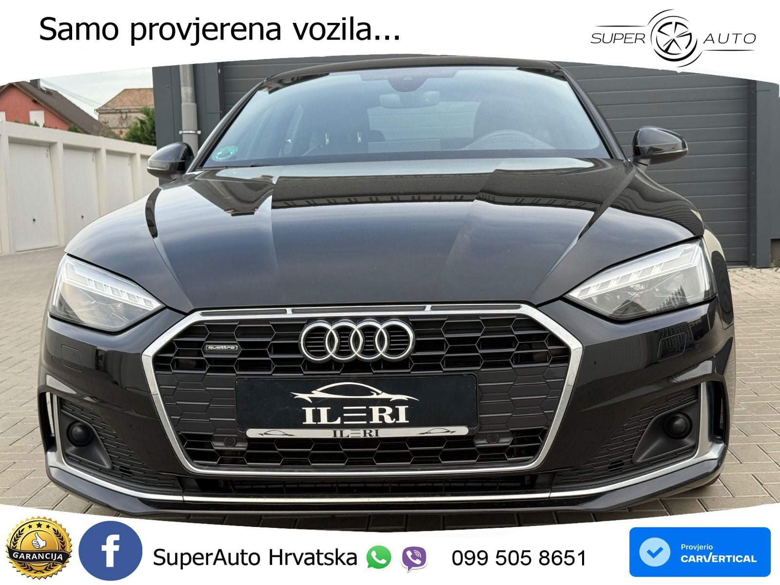 Audi A5 Sportback 40 TDI (204 KS) quattro S tronic S line LED+GR SJED+ACC