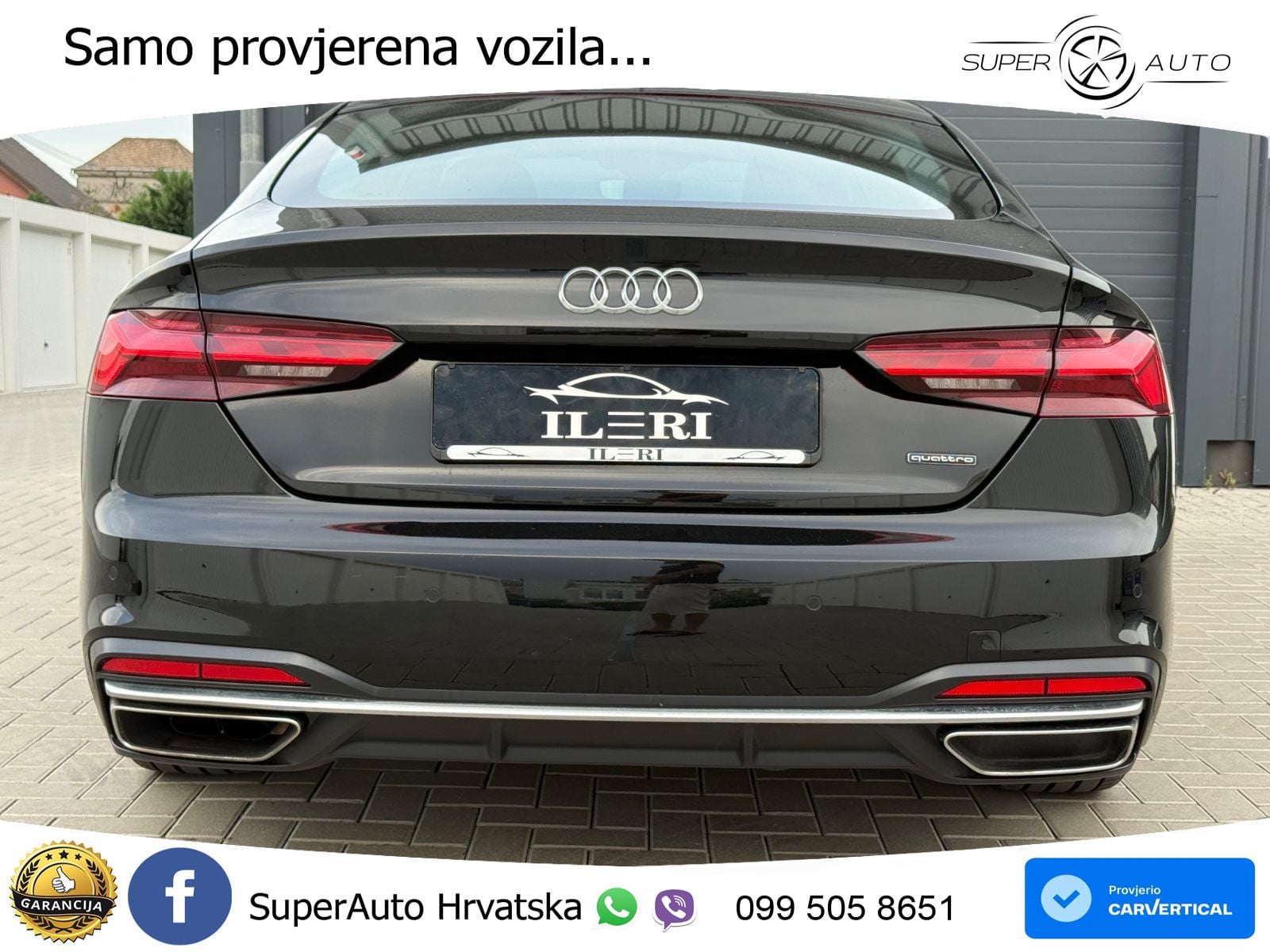 Audi A5 Sportback 40 TDI (204 KS) quattro S tronic S line LED+GR SJED+ACC