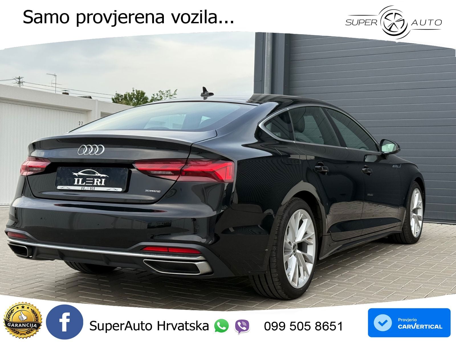 Audi A5 Sportback 40 TDI (204 KS) quattro S tronic S line LED+GR SJED+ACC