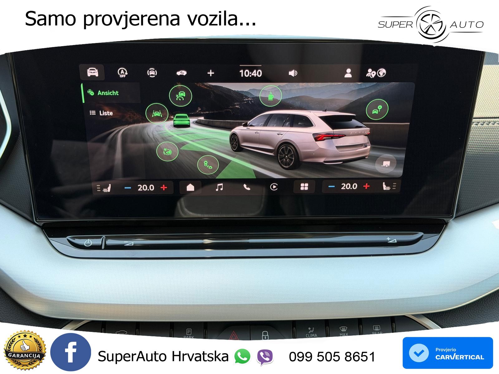 Škoda Octavia Combi 2.0 TDI (150 KS) DSG Selection LED+GR SJED+ACC