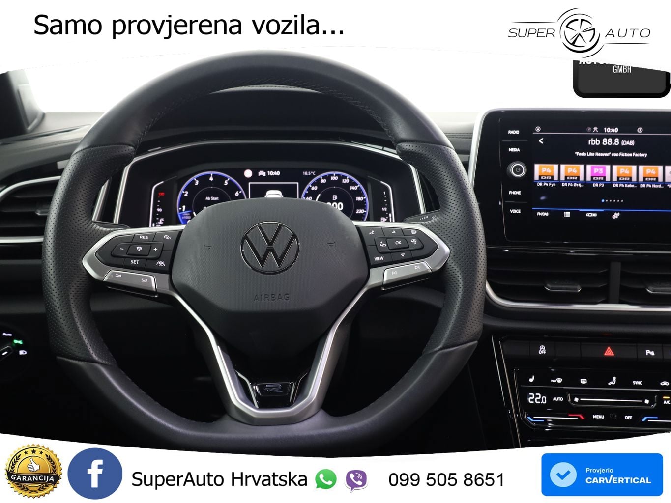 Volkswagen T-Roc 1.5 TSI (150 KS) DSG R-Line LED+GR SJED+ACC