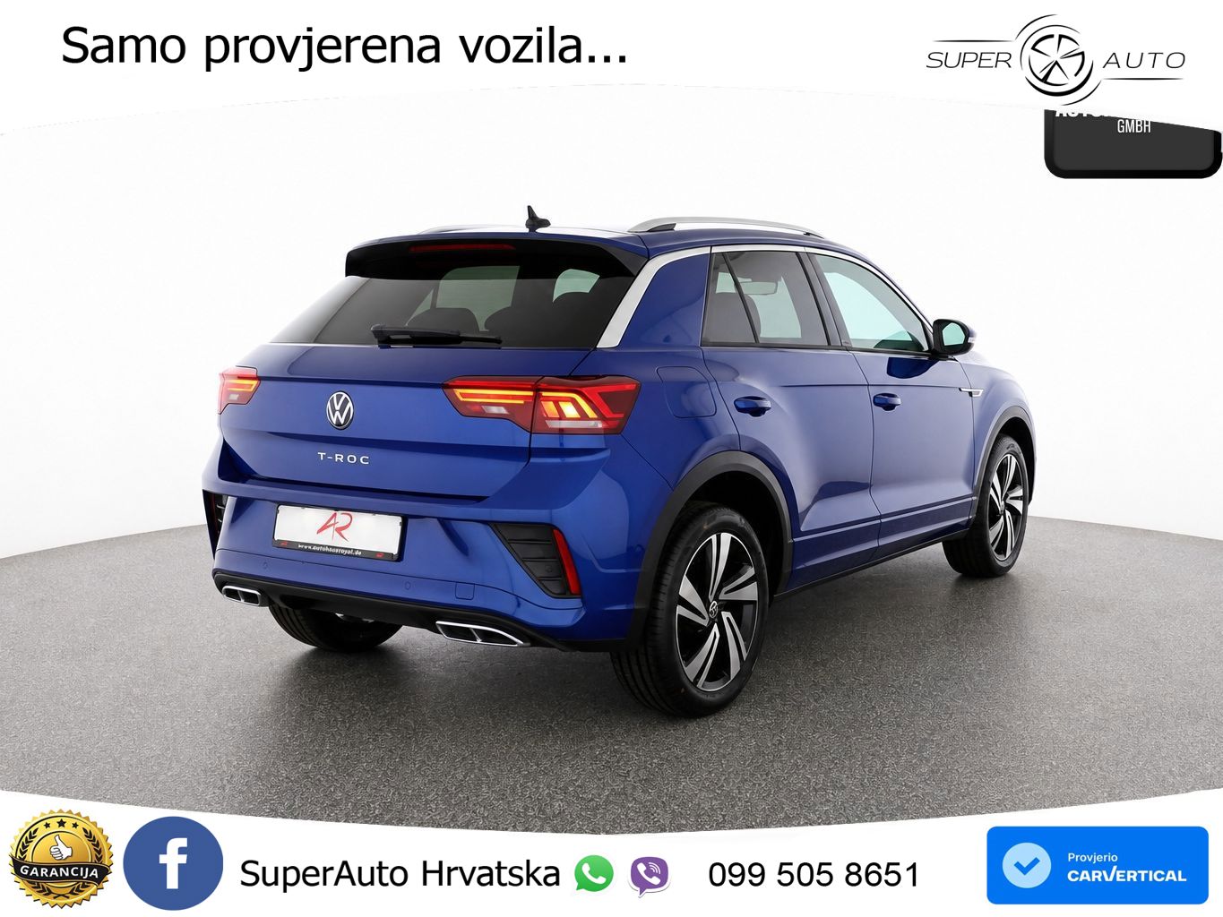Volkswagen T-Roc 1.5 TSI (150 KS) DSG R-Line LED+GR SJED+ACC