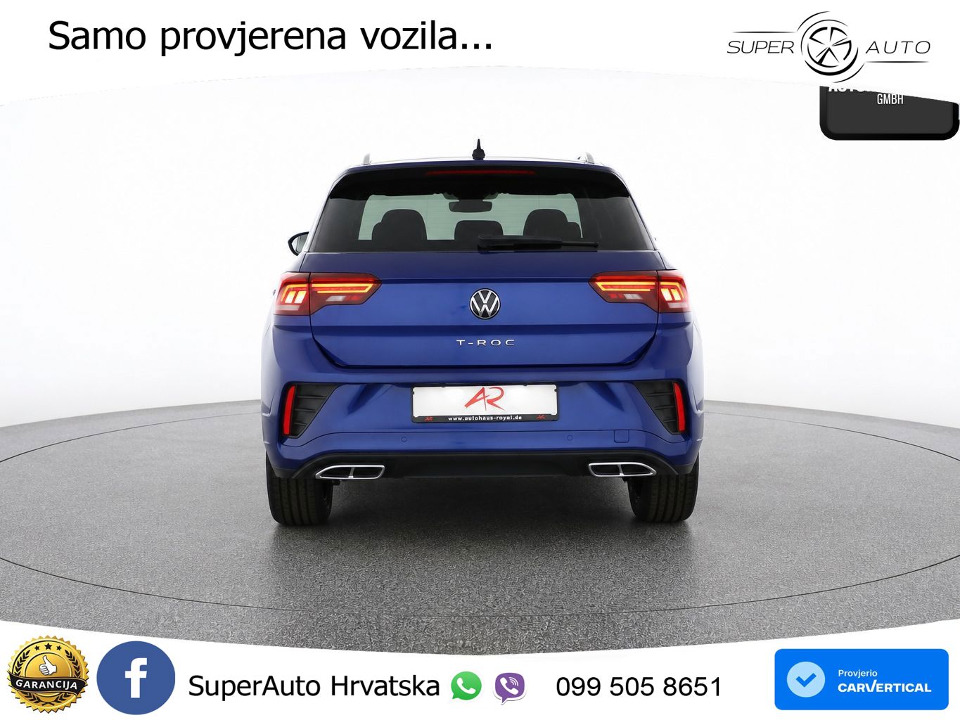 Volkswagen T-Roc 1.5 TSI (150 KS) DSG R-Line LED+GR SJED+ACC