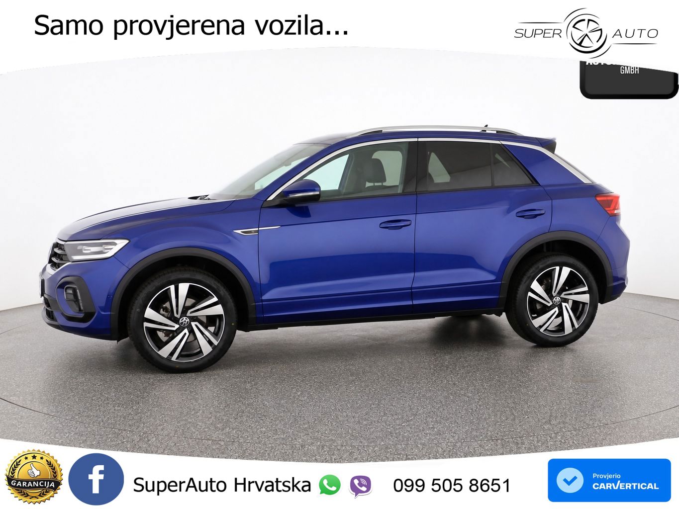 Volkswagen T-Roc 1.5 TSI (150 KS) DSG R-Line LED+GR SJED+ACC
