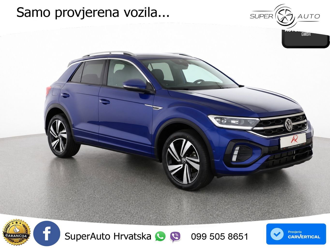 Volkswagen T-Roc 1.5 TSI (150 KS) DSG R-Line LED+GR SJED+ACC