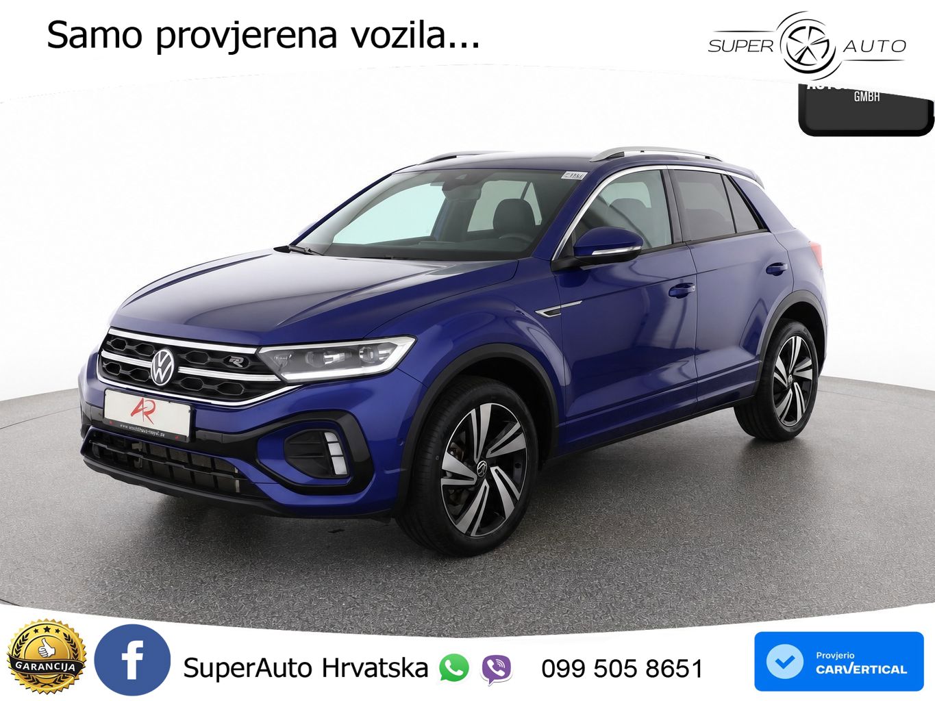 Volkswagen T-Roc 1.5 TSI (150 KS) DSG R-Line LED+GR SJED+ACC
