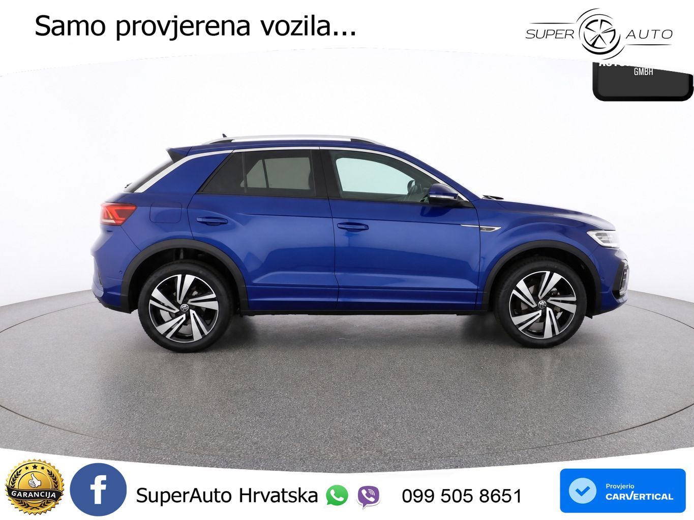 Volkswagen T-Roc 1.5 TSI (150 KS) DSG R-Line LED+GR SJED+ACC
