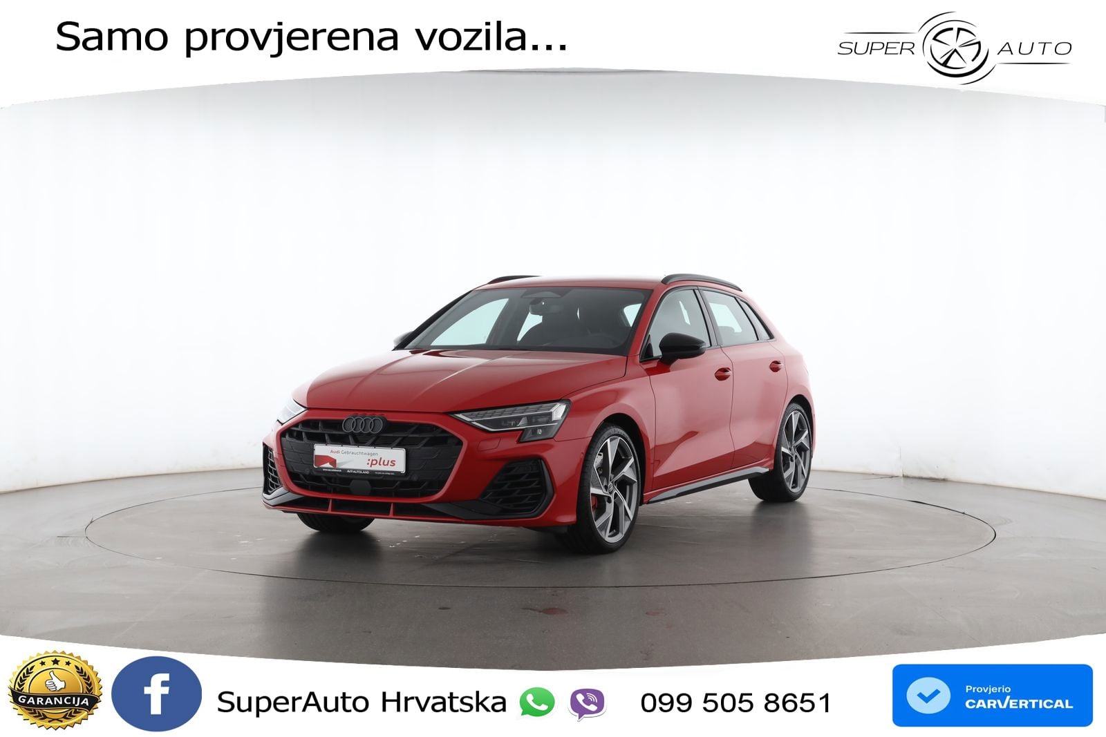 Audi S3 2.0 TFSI (333 KS) quattro S tronic LED+GR SJED+ACC