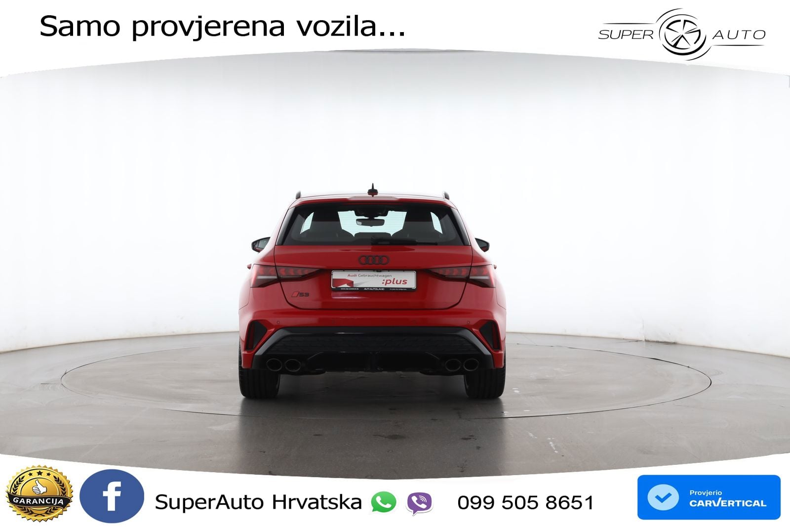 Audi S3 2.0 TFSI (333 KS) quattro S tronic LED+GR SJED+ACC