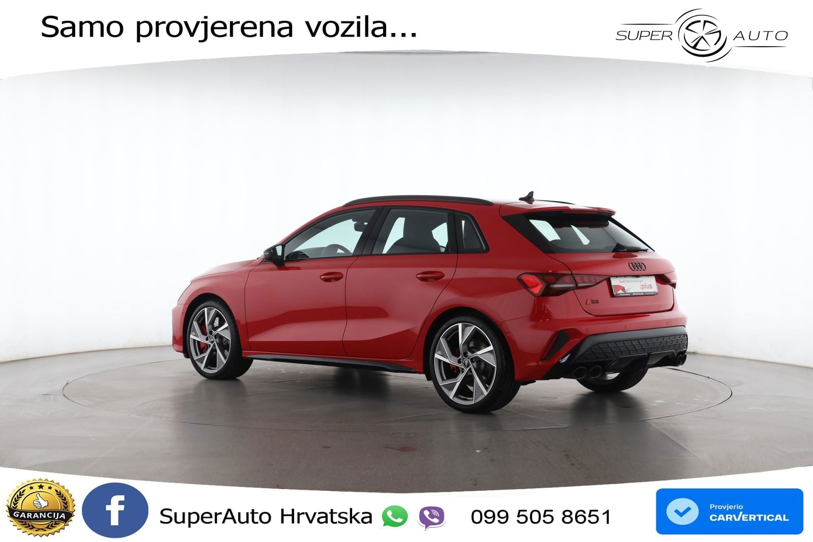 Audi S3 2.0 TFSI (333 KS) quattro S tronic LED+GR SJED+ACC