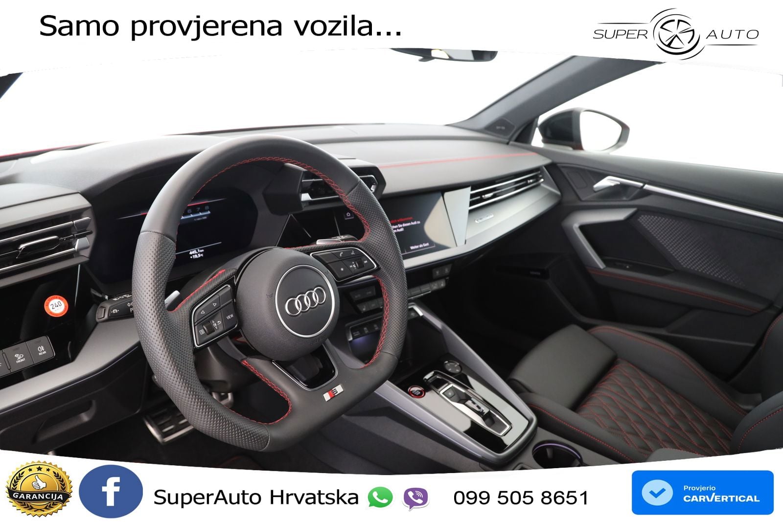 Audi S3 2.0 TFSI (333 KS) quattro S tronic LED+GR SJED+ACC