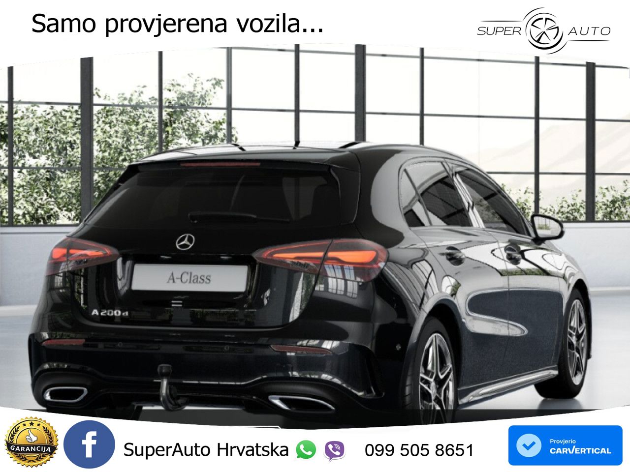 Mercedes-Benz A 200d 8G-DCT AMG LED+GR SJED+ACC
