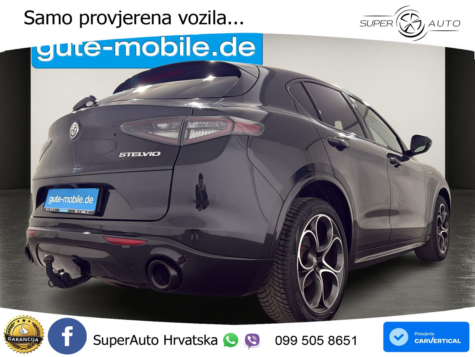 Alfa Romeo Stelvio 2.2 MultiJet II (210 KS) Q4 Automatic MATRIX+GR SJED+KAM
