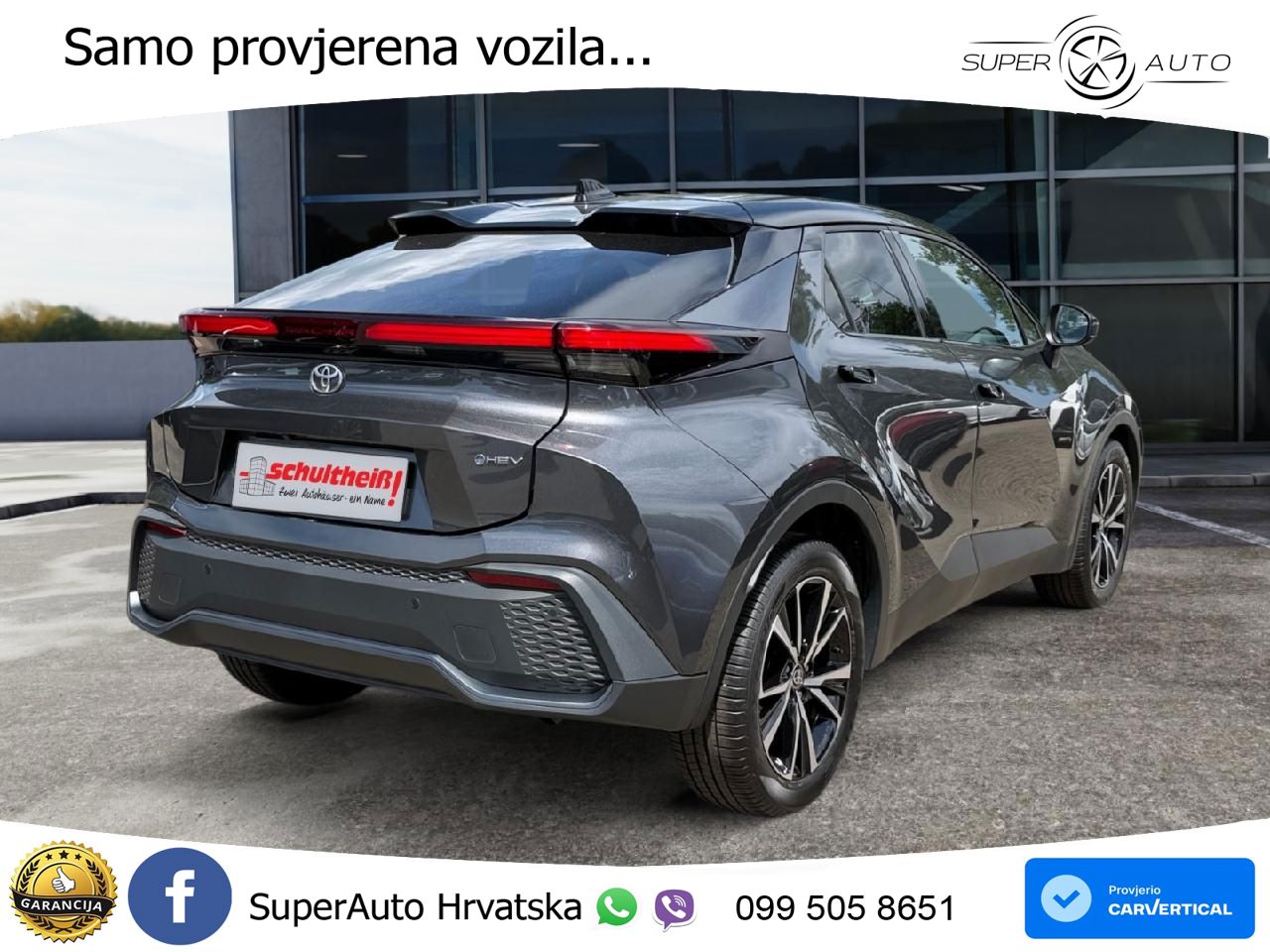 Toyota C-HR 1.8 (140 KS) Hybrid e-CVT Teamplayer LED+GR SJED+ACC