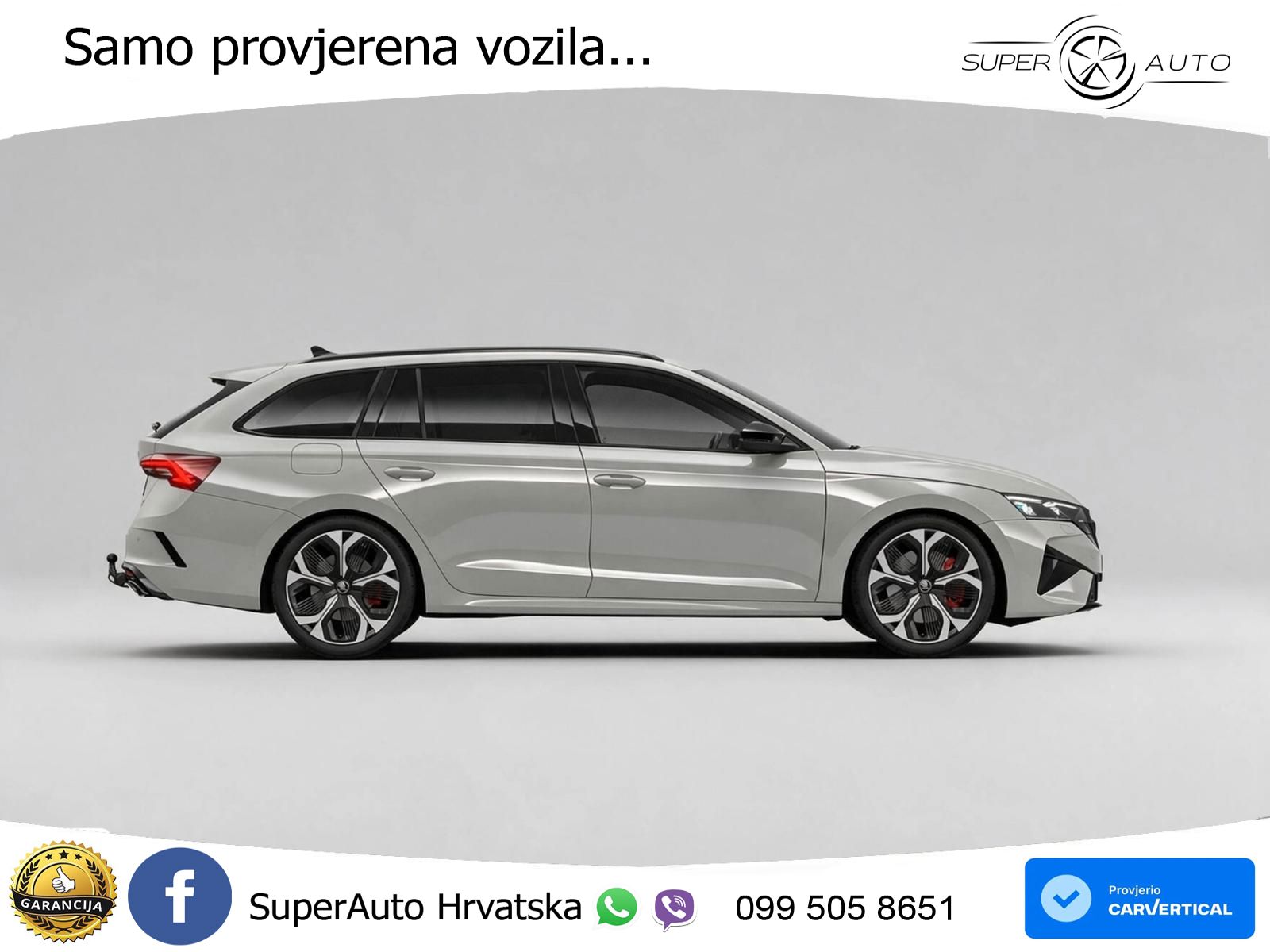 Škoda Octavia Combi RS 2.0 TSI (265 KS) DSG MATRIX+GR SJED+KAM