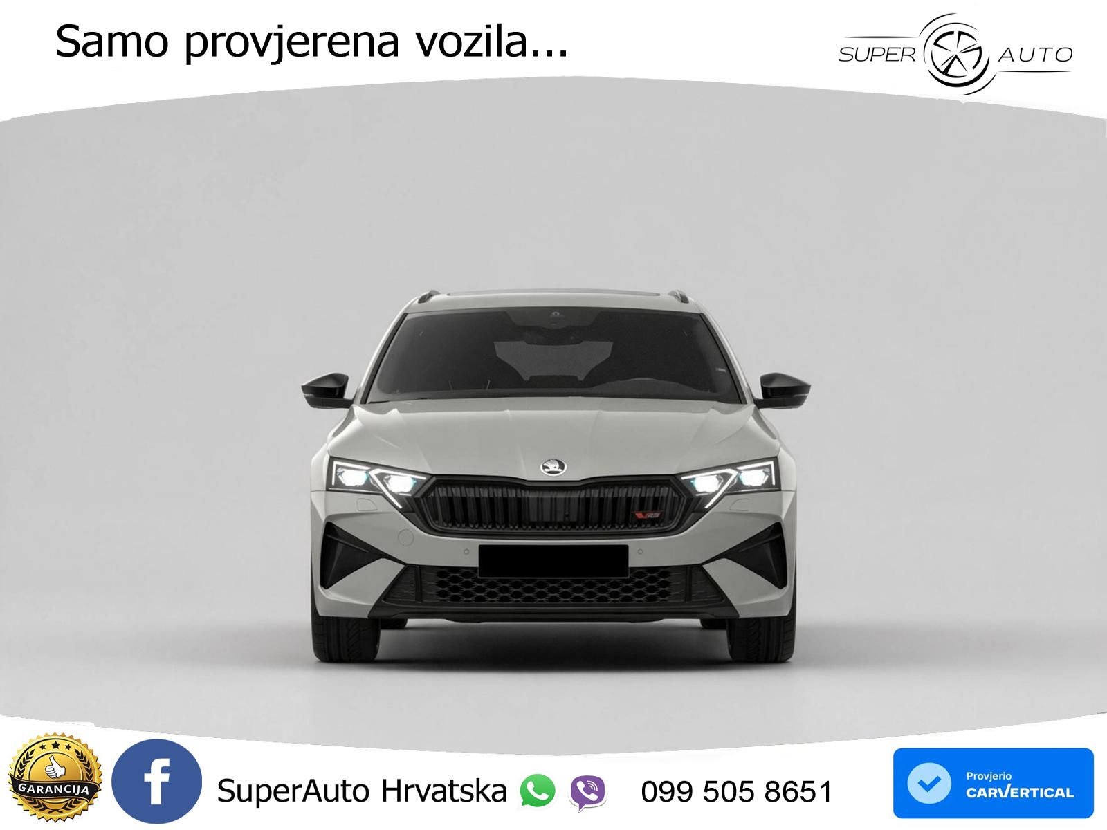 Škoda Octavia Combi RS 2.0 TSI (265 KS) DSG MATRIX+GR SJED+KAM
