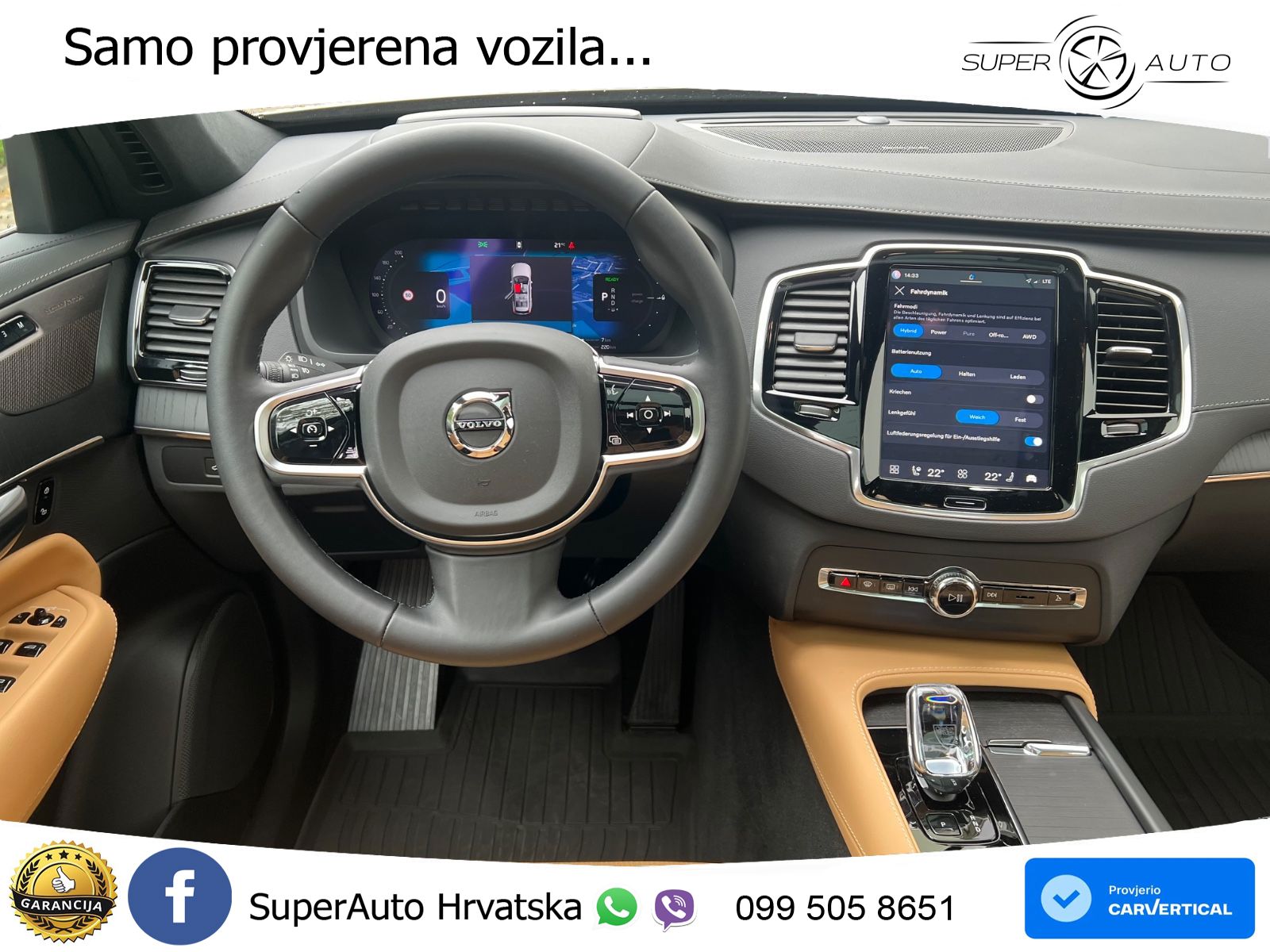 Volvo XC90 2.0 T8 AWD Automatic ACC+HEAD+4xGR SJED+360+PANO