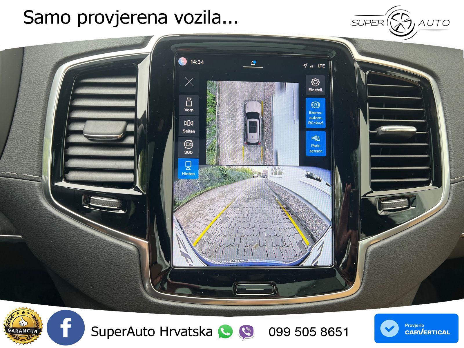 Volvo XC90 2.0 T8 AWD Automatic ACC+HEAD+4xGR SJED+360+PANO
