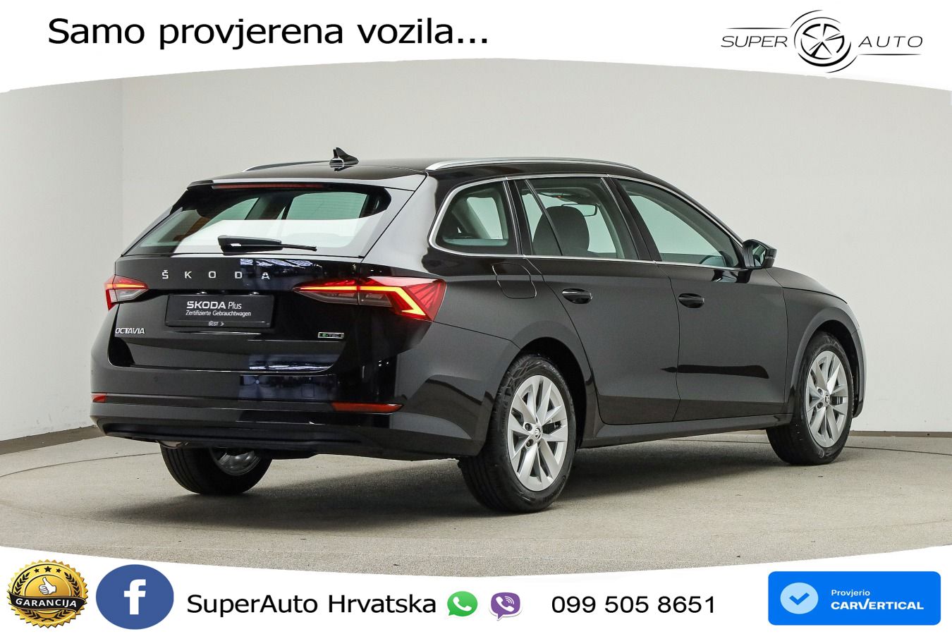 Škoda Octavia Combi 1.5 TSI EVO e-TEC (150 KS) DSG LED+GR SJED+ACC