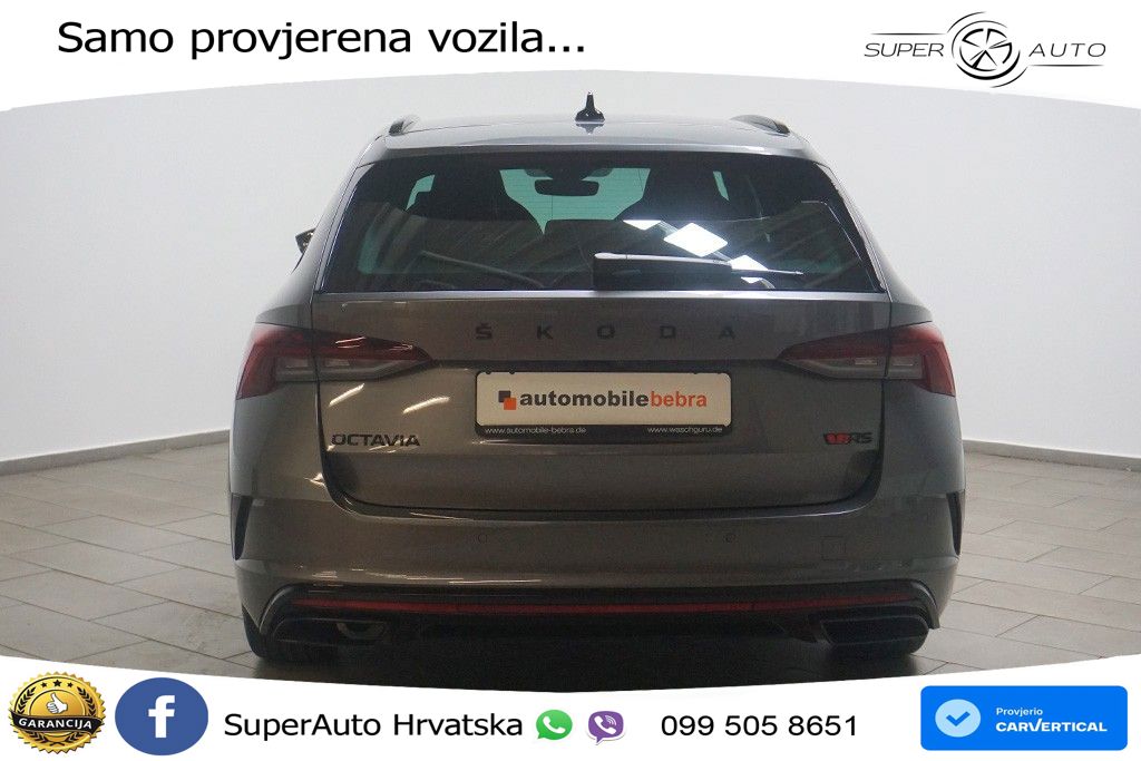 Škoda Octavia Combi RS 2.0 TDI (200 KS) 4x4 DSG LED+GR SJED+ACC