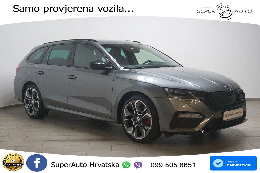 Škoda Octavia Combi RS 2.0 TDI (200 KS) 4x4 DSG LED+GR SJED+ACC