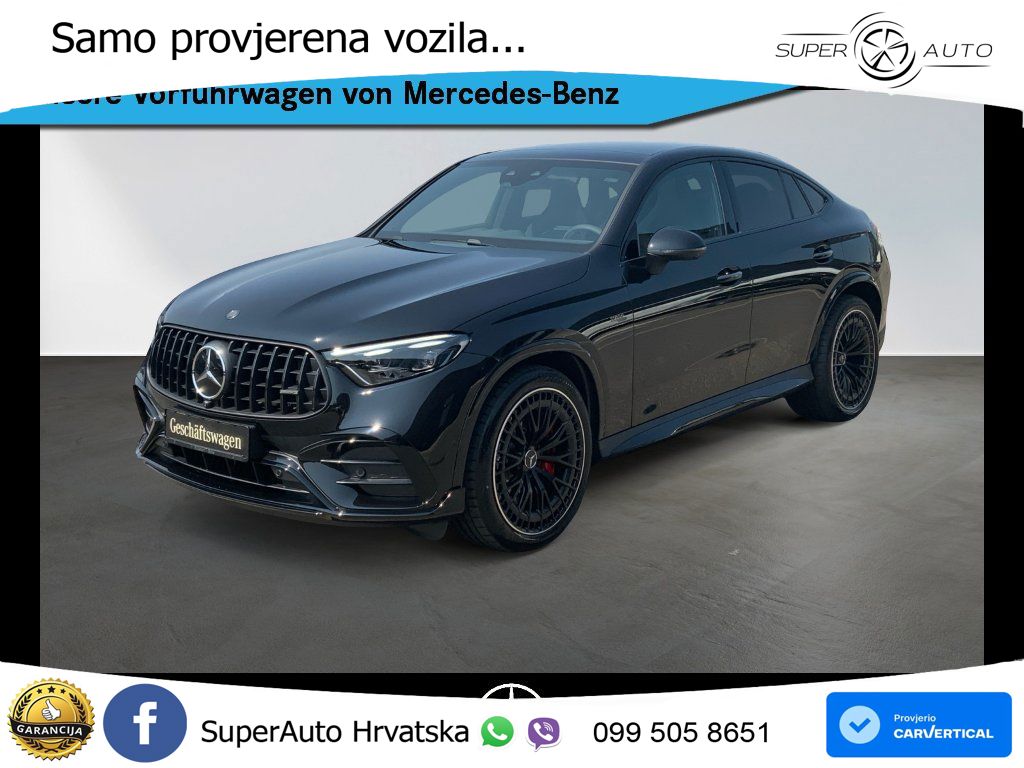 Mercedes GLC Coupe AMG 53 (449 KS) 4MATIC+ AMG SPEEDSHIFT TCT 9G ACC+GR SJED+360+PANO