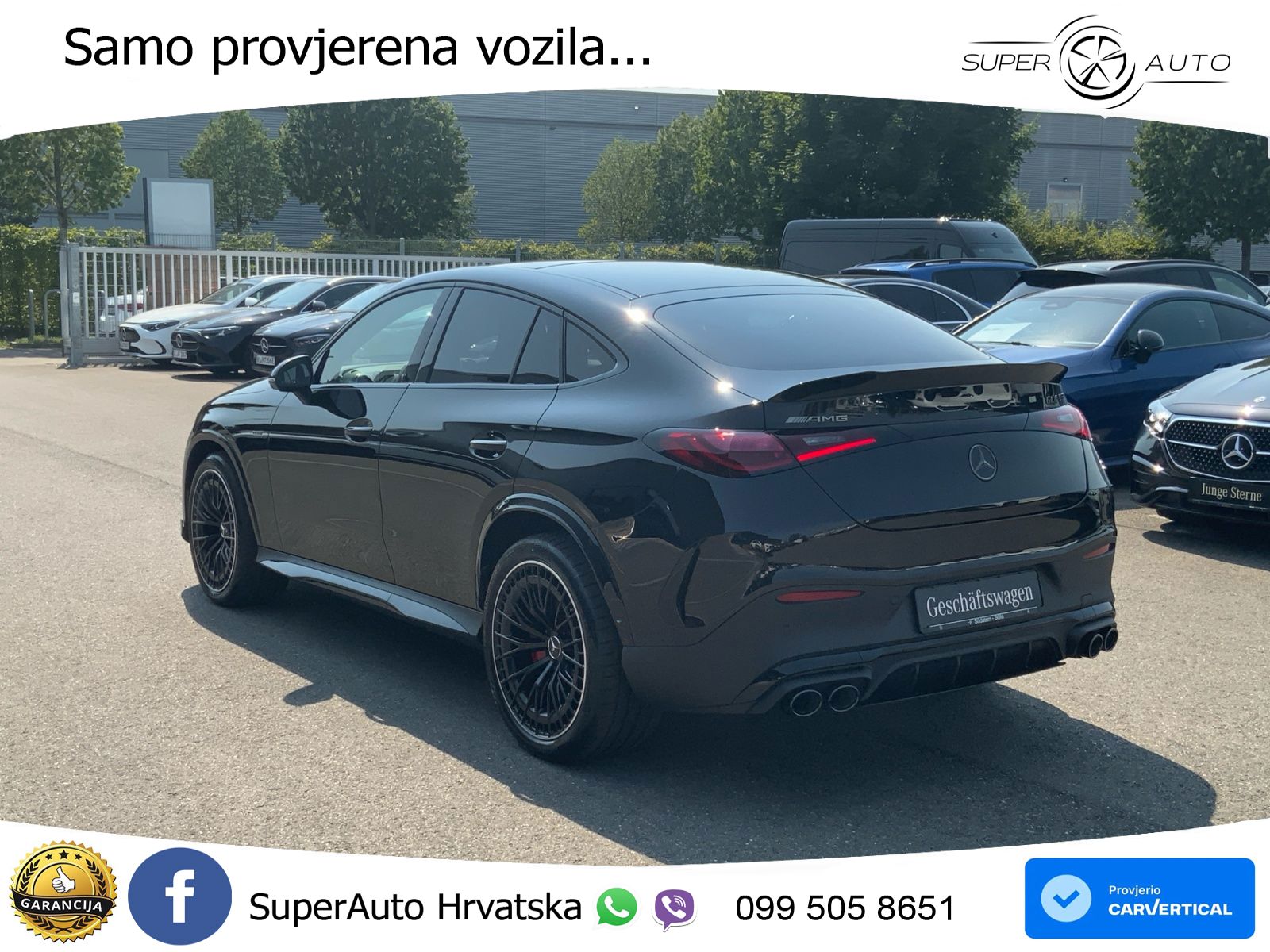 Mercedes GLC Coupe AMG 53 (449 KS) 4MATIC+ AMG SPEEDSHIFT TCT 9G ACC+GR SJED+360+PANO