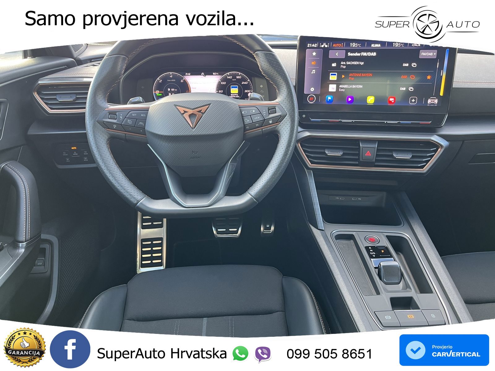 Cupra Formentor 1.4 TSI (245 KS) e-Hybrid DSG VZ LED+GR SJED+ACC