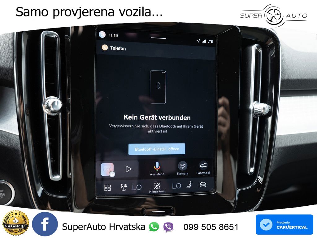 Volvo XC40 2.0 B3 163 KS Automatic LED+GR SJED+ACC