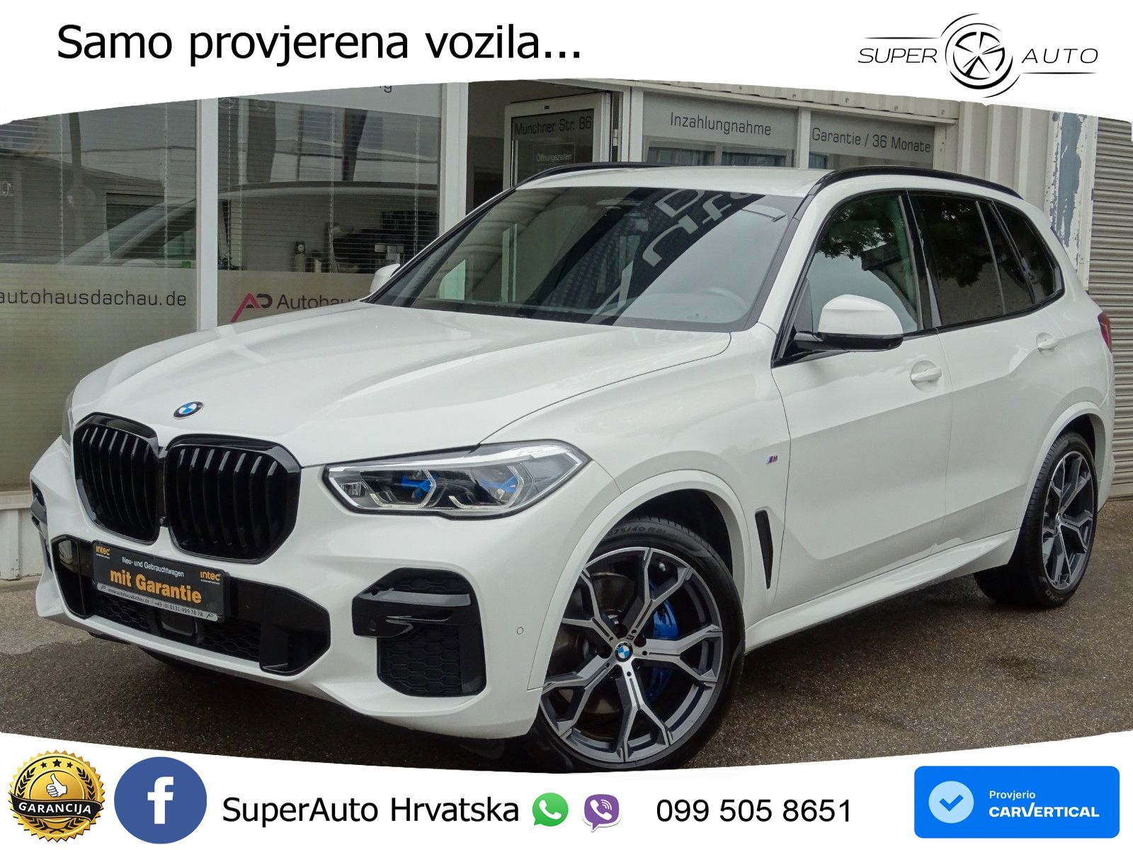 BMW X5 30d (286 KS) xDrive Steptronic M Sport ZRAČNI+ACC+GR SJED+360