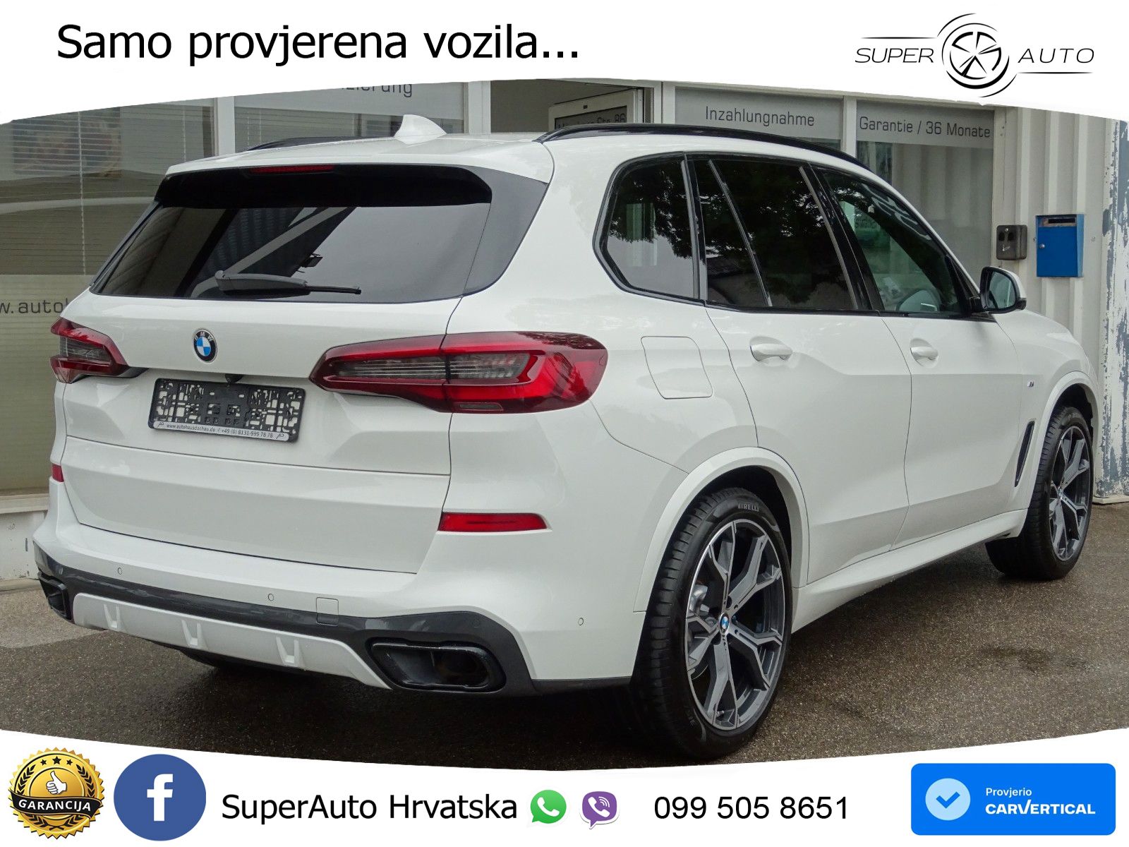 BMW X5 30d (286 KS) xDrive Steptronic M Sport ZRAČNI+ACC+GR SJED+360