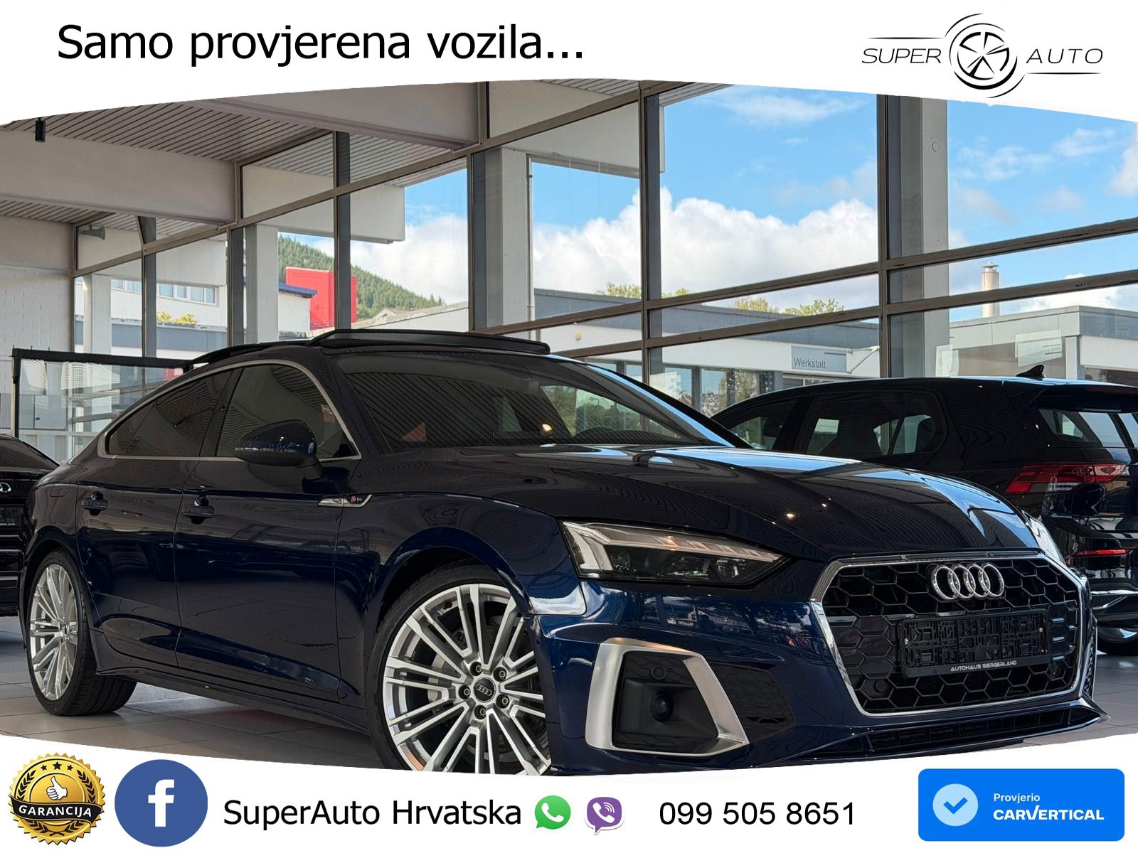 Audi A5 Sportback 40 TDI (204 KS) S tronic S line LED+GR SJED+ACC
