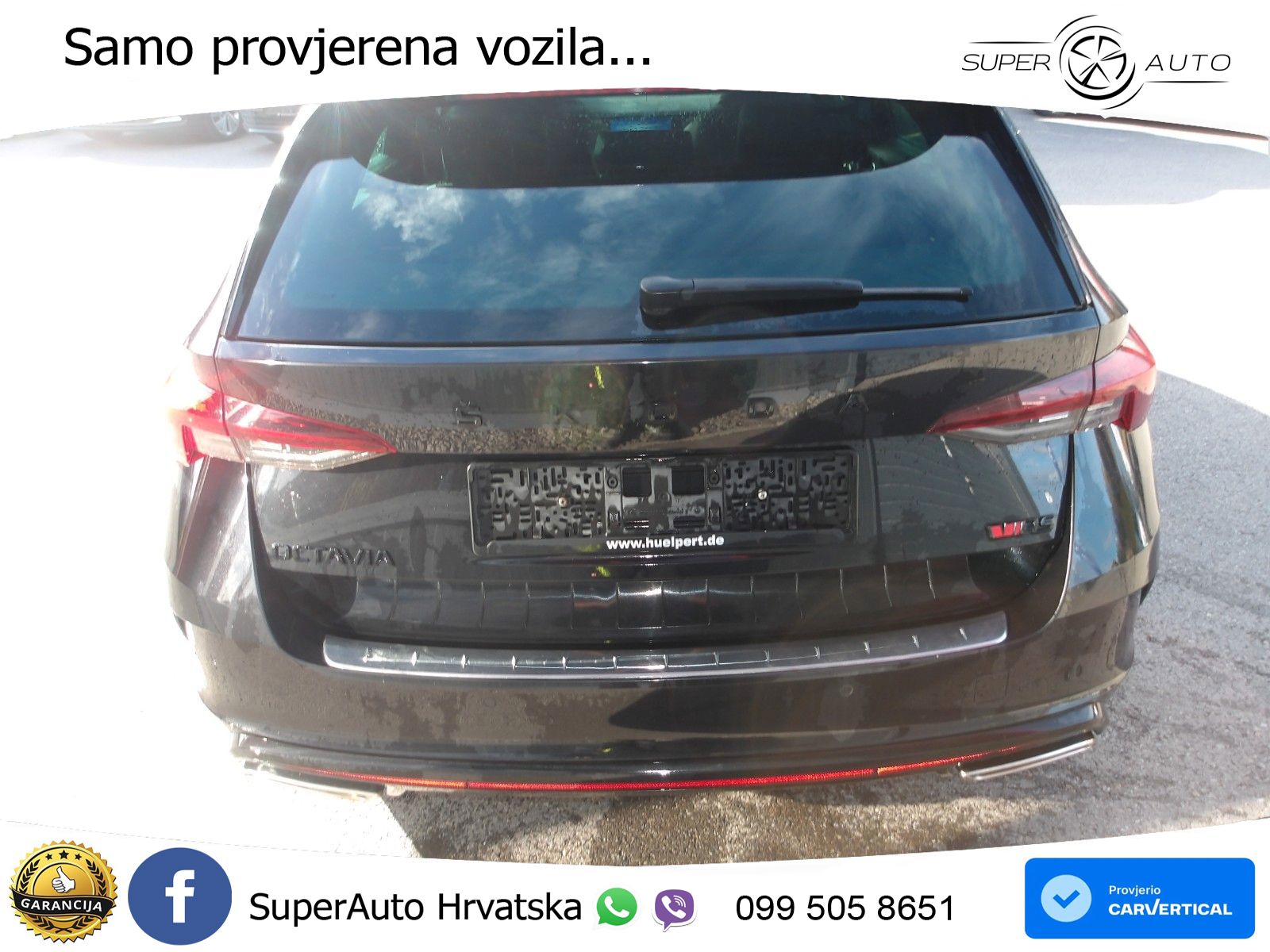 Škoda Octavia Combi RS 2.0 TDI (200 KS) 4x4 DSG LED+GR SJED+ACC