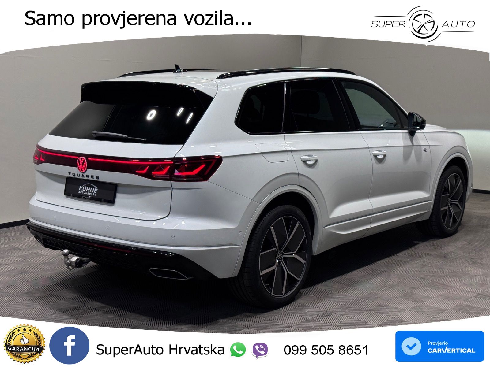 Volkswagen Touareg 3.0 V6 TDI (286 KS) 4MOTION Tiptronic ZRAČNI+ACC+GR SJED+KAM+PANO