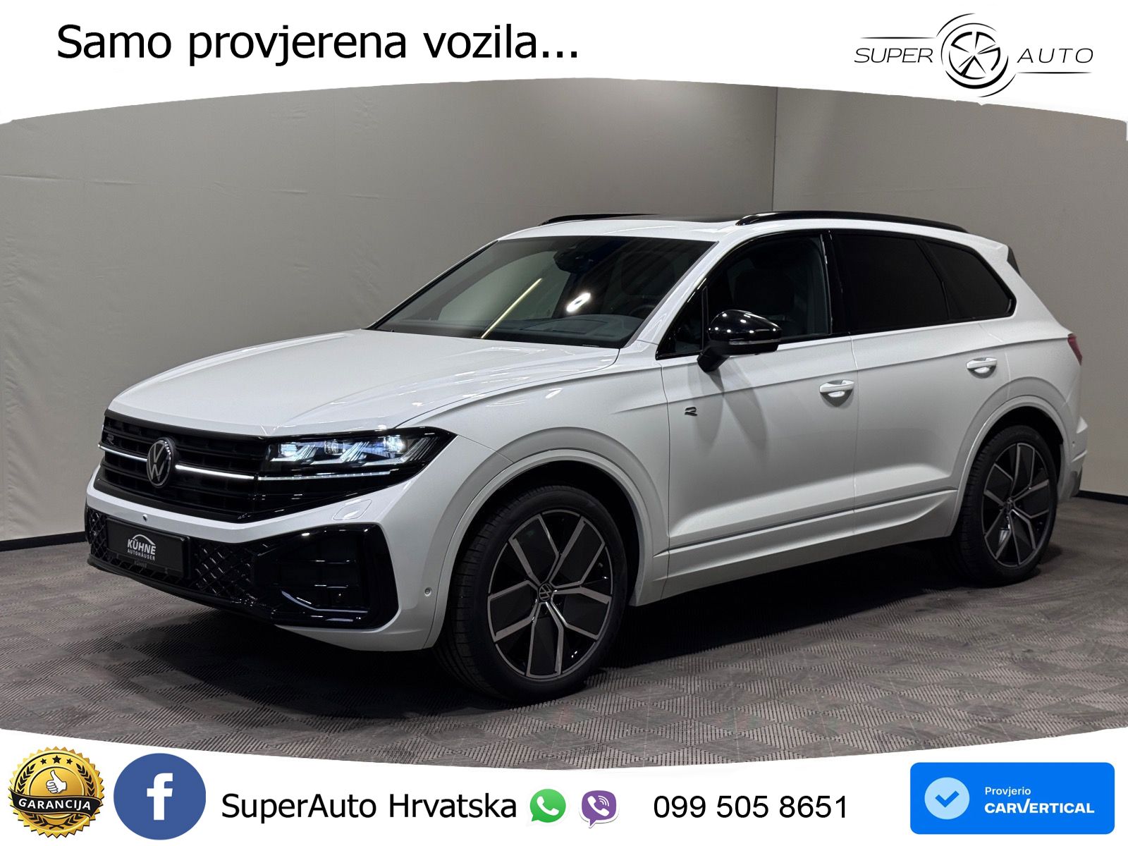 Volkswagen Touareg 3.0 V6 TDI (286 KS) 4MOTION Tiptronic ZRAČNI+ACC+GR SJED+KAM+PANO