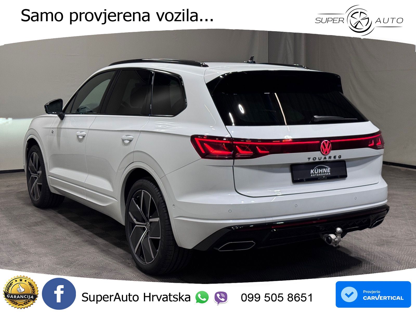 Volkswagen Touareg 3.0 V6 TDI (286 KS) 4MOTION Tiptronic ZRAČNI+ACC+GR SJED+KAM+PANO