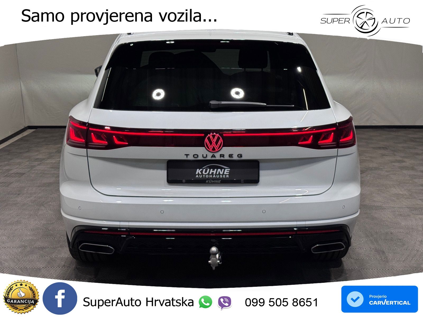 Volkswagen Touareg 3.0 V6 TDI (286 KS) 4MOTION Tiptronic ZRAČNI+ACC+GR SJED+KAM+PANO