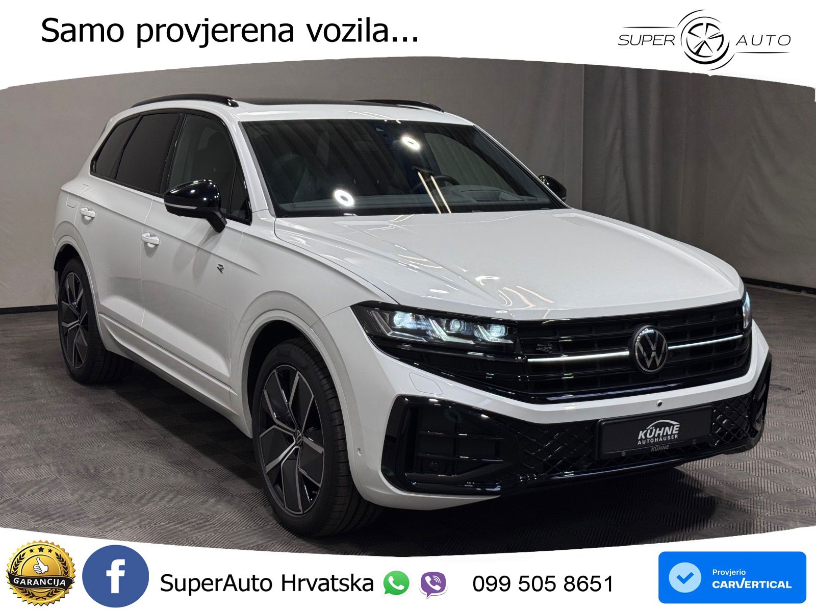Volkswagen Touareg 3.0 V6 TDI (286 KS) 4MOTION Tiptronic ZRAČNI+ACC+GR SJED+KAM+PANO