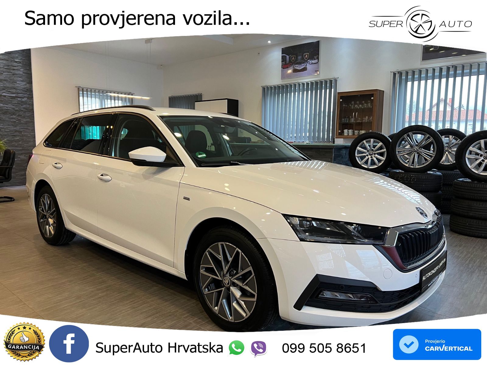 Škoda Octavia Combi 2.0 TDI (150 KS) DSG LED+GR SJED+ACC