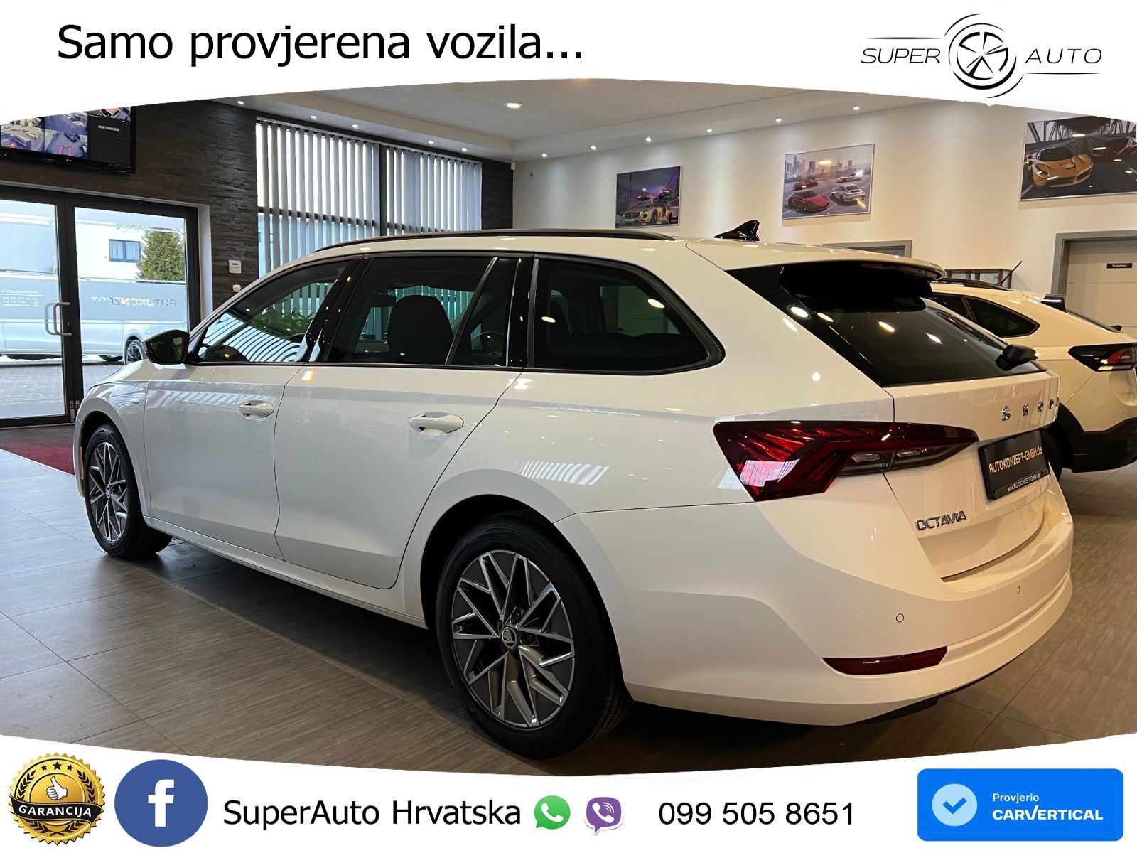 Škoda Octavia Combi 2.0 TDI (150 KS) DSG LED+GR SJED+ACC