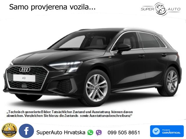 Audi A3 35 TFSI (150 KS) S line LED+GR SJED+ACC